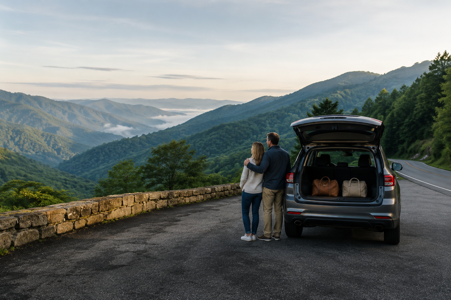 Scenic final stop during a Gatlinburg weekend itinerary